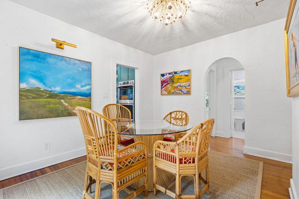 Dining room, Interior, Wood Texture Flooring