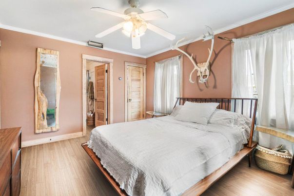 Bedroom, Interior, Wood Texture Flooring