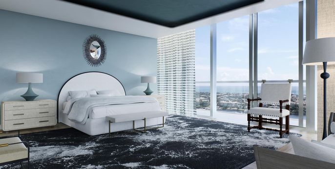 Bedroom, Interior, Water