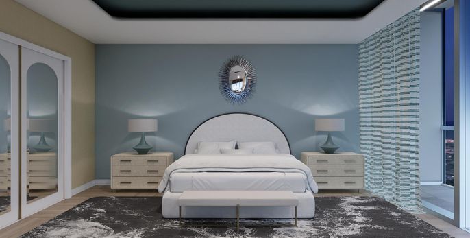 Bedroom, Interior, Wood Texture Flooring