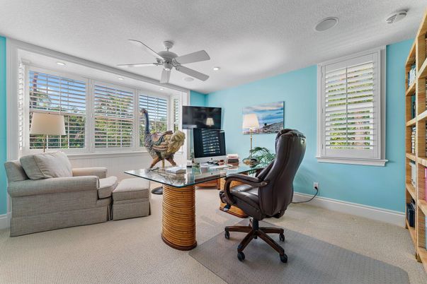 Home Office, Interior, Recessed Lighting