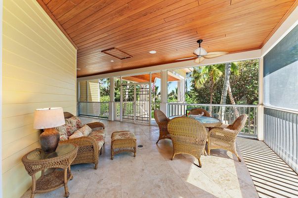 Interior, Living room, Recessed Lighting, Sun Room, Wooden Ceilings