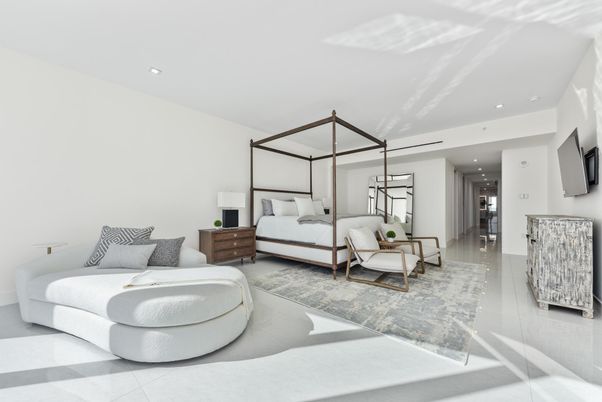 Bedroom, Interior, Recessed Lighting