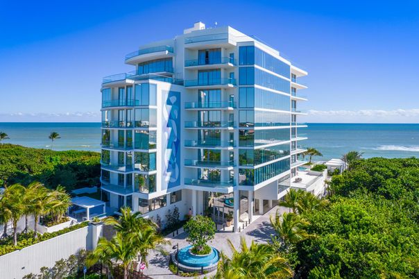 Exterior, Facade, Water, Condo Building