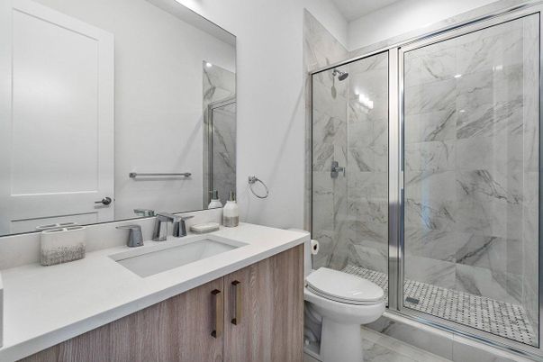 Bathroom, Glass Shower, Interior, Marble, Marble Walls
