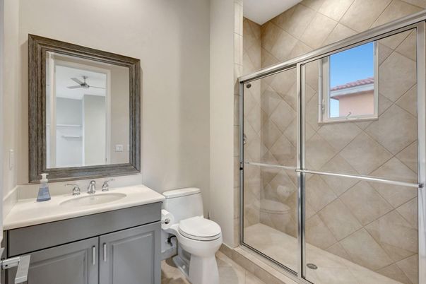 Bathroom, Glass Shower, Interior