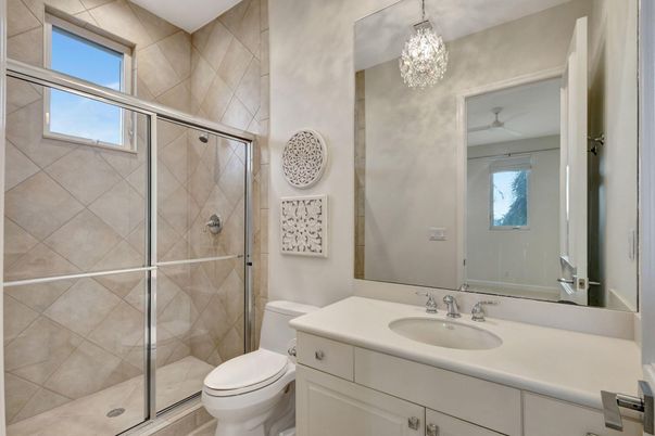 Bathroom, Glass Shower, Interior