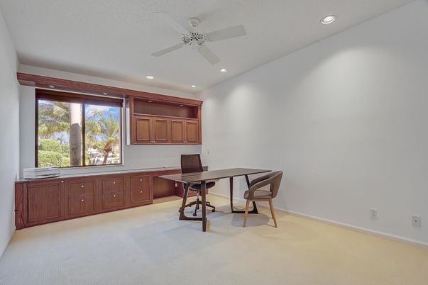 Home Office, Interior, Recessed Lighting