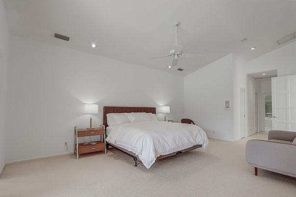 Bedroom, Interior, Recessed Lighting
