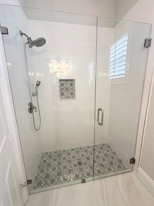 Bathroom, Glass Shower, Interior