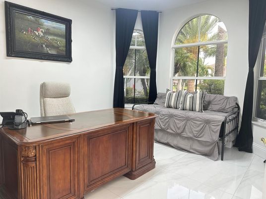 Home Office, Interior, Marble