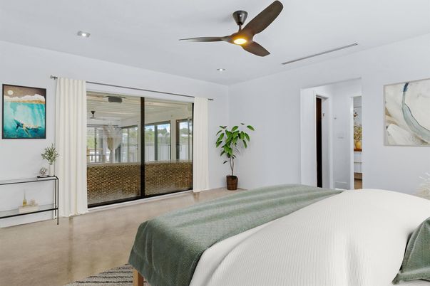 Bedroom, Interior, Recessed Lighting