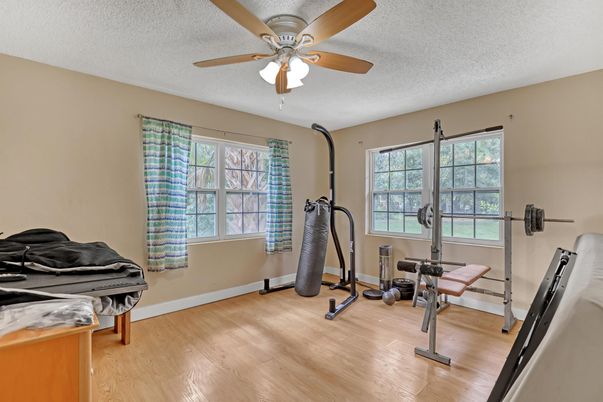 Fitness Equipment, Interior, Wood Texture Flooring