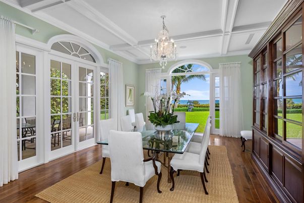 Chandelier, Dining room, Interior, Water, Wood Texture Flooring