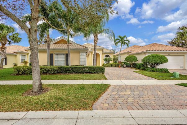 Attached, Backyard, Exterior, Facade, Mediterranean