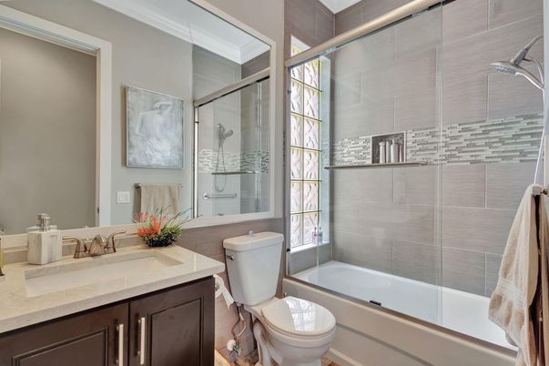 Bathroom, Glass Shower, Interior