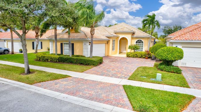 Attached, Backyard, Exterior, Facade, Mediterranean