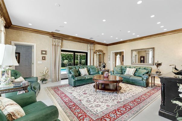 Interior, Living room, Recessed Lighting
