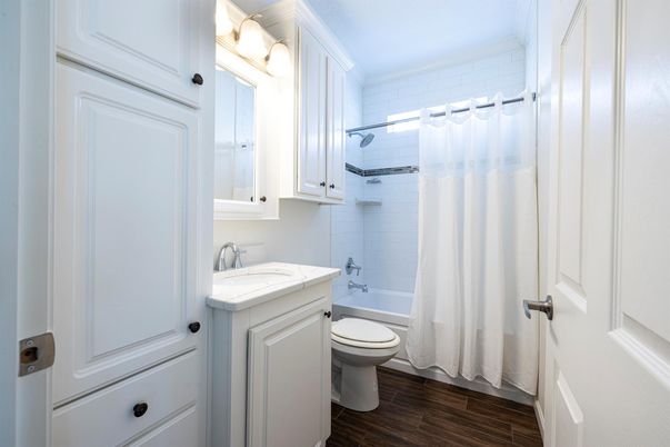 Bathroom, Interior, Wood Texture Flooring
