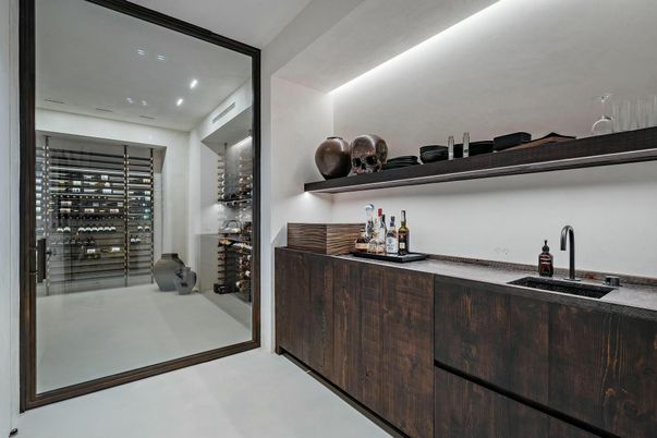 Interior, Recessed Lighting, Wine Storage