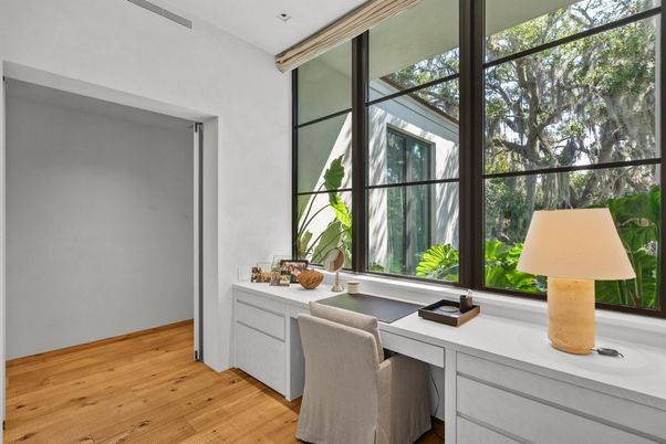 Home Office, Interior, Wood Texture Flooring