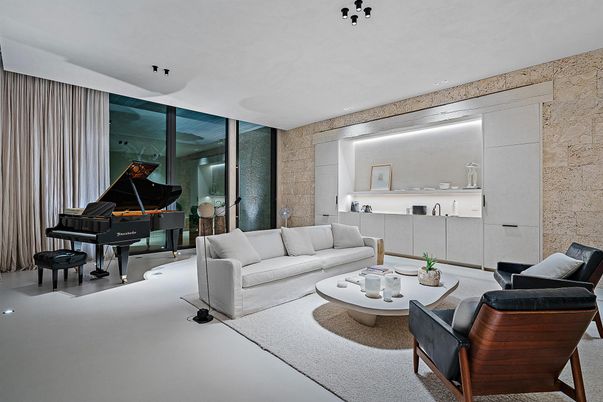 Interior, Living room, Piano