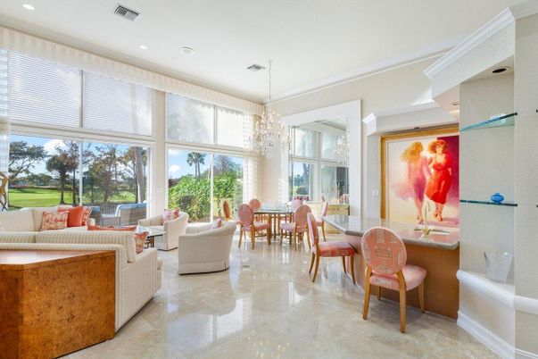 Chandelier, Dining room, Interior, Living room, Recessed Lighting