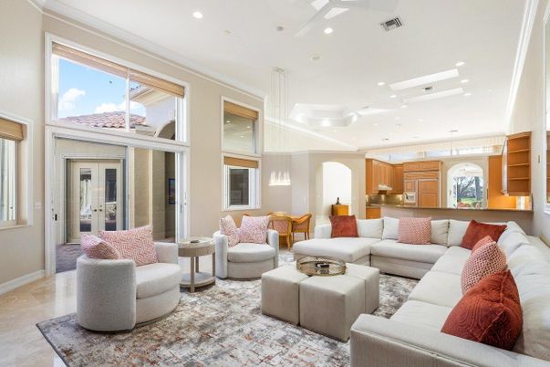 Dining room, Interior, Kitchen, Living room, Pendant Lights, Recessed Lighting