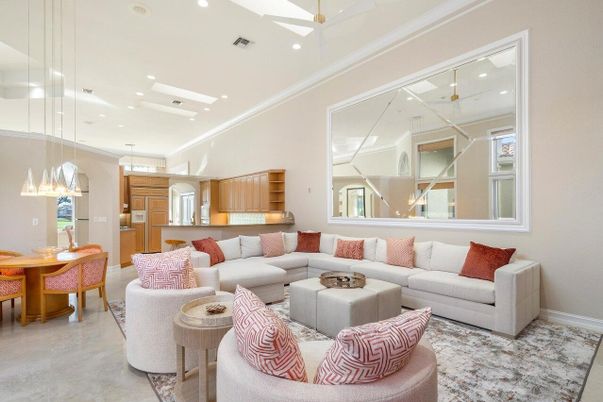 Dining room, Interior, Kitchen, Living room, Pendant Lights, Recessed Lighting