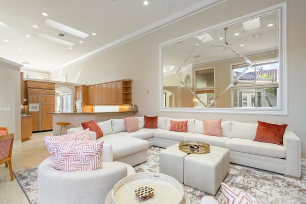 Interior, Kitchen, Living room, Recessed Lighting