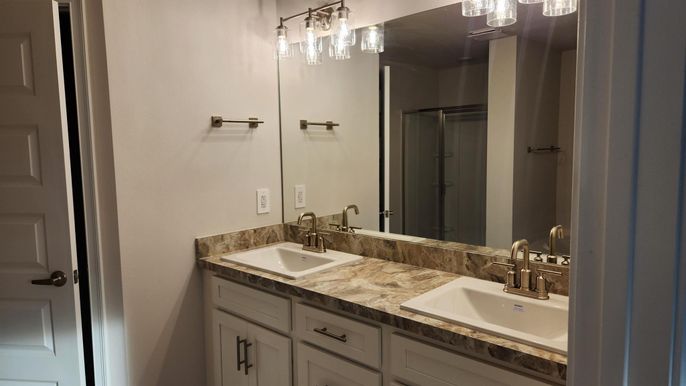 Bathroom, Dual Sink Vanities, Interior