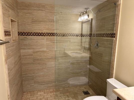 Bathroom, Glass Shower, Interior