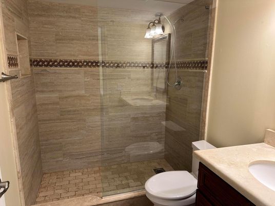 Bathroom, Glass Shower, Interior
