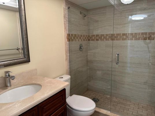 Bathroom, Glass Shower, Interior
