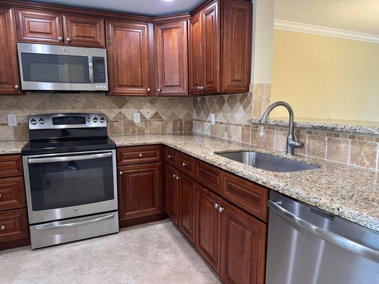 Interior, Kitchen, Recessed Lighting, Stainless Steel Appliances