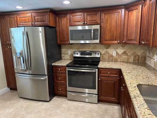 Interior, Kitchen, Recessed Lighting, Stainless Steel Appliances