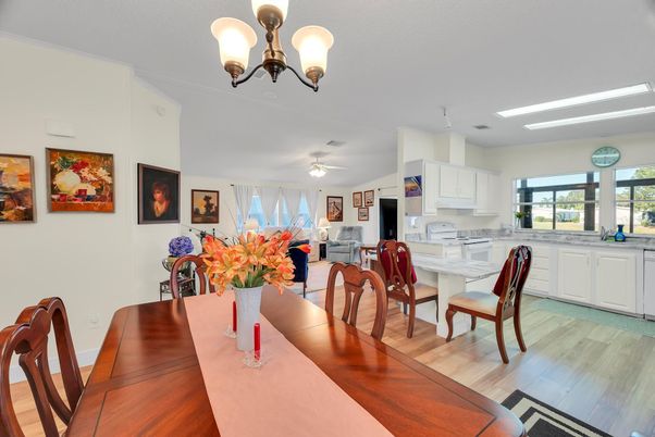 Chandelier, Dining room, Interior, Kitchen, Wood Texture Flooring