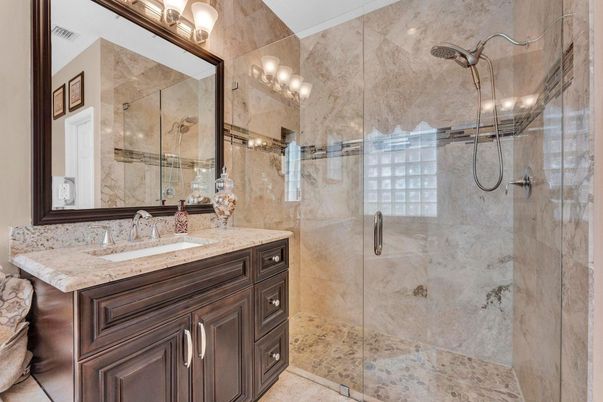 Bathroom, Glass Shower, Interior