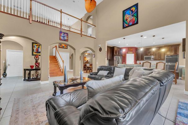 Interior, Kitchen, Living room, Pendant Lights, Recessed Lighting
