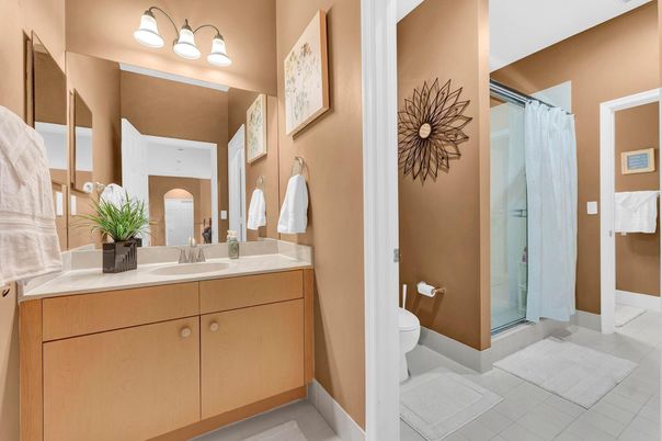 Bathroom, Glass Shower, Interior