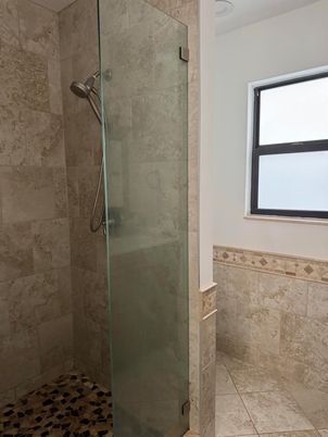 Bathroom, Glass Shower, Interior