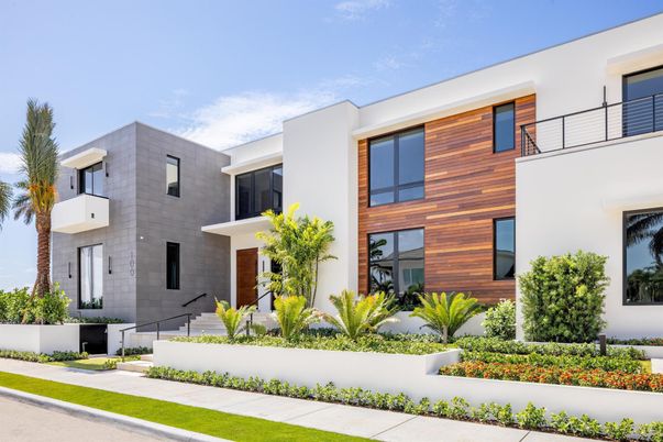 Exterior, Facade, Brick Facade, Modern