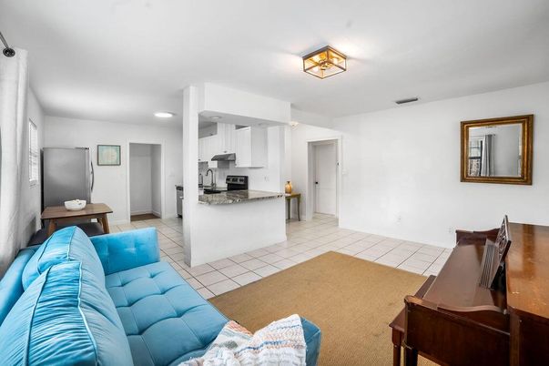 Interior, Kitchen, Living room, Recessed Lighting