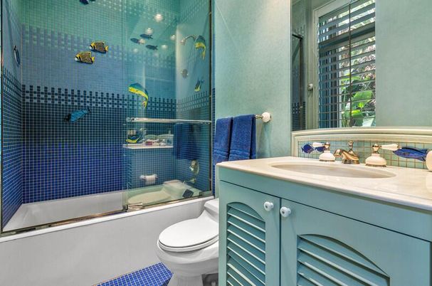 Bathroom, Glass Shower, Interior