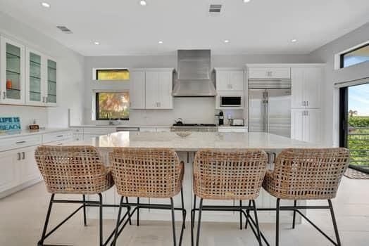 Interior, Kitchen, Recessed Lighting, Stainless Steel Appliances