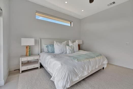 Bedroom, Interior, Recessed Lighting