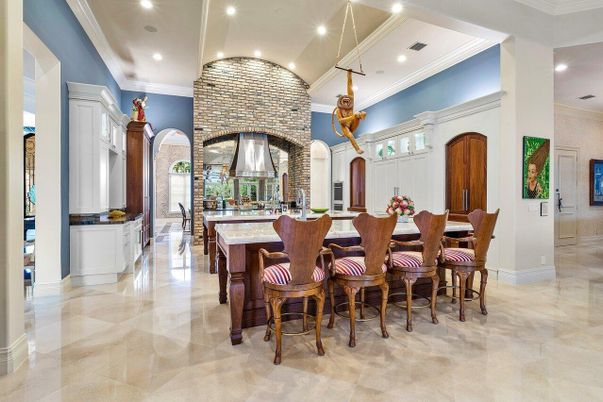 Dining room, Interior, Pendant Lights, Recessed Lighting