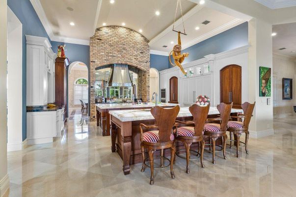 Dining room, Interior, Pendant Lights, Recessed Lighting