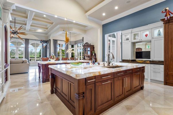 Interior, Kitchen, Pendant Lights, Recessed Lighting