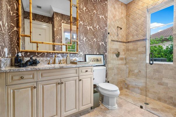 Bathroom, Glass Shower, Interior